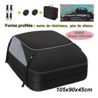 Sac de Toit Voiture - TOOLUCK - 425L - 1000D Tissu d'Oxford et PVC - Coffre De Toit Souple pour Voyage Résistant Aux Intempéries