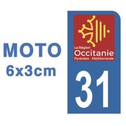 2 Autocollants Plaque Immatriculation Italie | Bleu UE, 45x100mm | Vinyle Haute Tenue