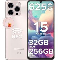 Téléphone Portable DOOGEE Note 58 PRO - Android 15 - 6,75" HD+ 32(8+24) Go + 256 Go - 6250mAh - 4G Smartphone NFC 16MP/L1
