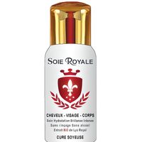 Cure Soyeuse BIO Protéines de Soie Royale 300 ml Plantes BIO Vitamines Cheveux Visage Corps Sans Alcool Flacon Stérilisé.