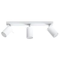 Plafonnier Ring 3 LED Spot Moderne Loft Design pr Chambre Salon Escalier Couloir - Blanc
