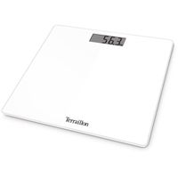 Pèse personne électronique Terraillon TSQUARE Blanc - Grand écran LCD - Capacité 180 Kg