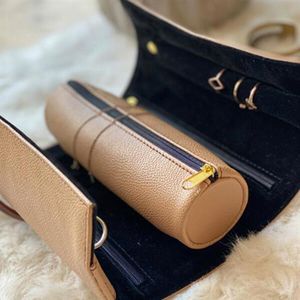 GORDNWE Boite a Bijoux Femme, Boîte à Bijoux de Voyage en Rouleau