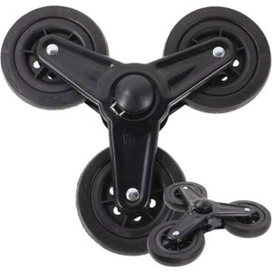 KJHBV Lot de 2 roulettes robustes pour chariot de courses et bagages de