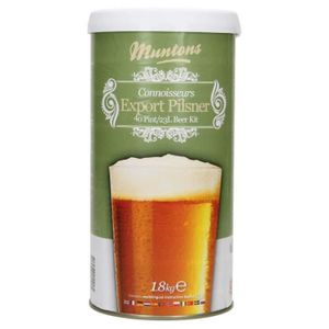 KIT DE BRASSAGE BIERE - COFFRET DE BRASSAGE BIERE Kit de bière Muntons Connoisseurs : Export Pilsner