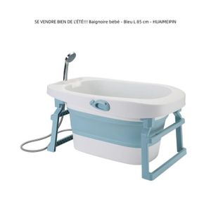 BAIGNOIRE  Baignoire bébé pliable - Bleu L 85 cm - HUAIMEIPIN