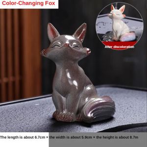 FIGURINE - PERSONNAGE Petites Figurines de renard aux couleurs changeant