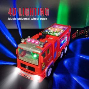 VOITURE - CAMION Camion de Pompier Enfant Jouet avec Lumières Sons,