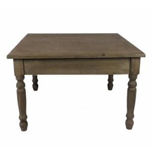 Table Basse Patinée Blanc Cassé Et Taupe Table Basse Bois Patine Achat Vente Pas Cher