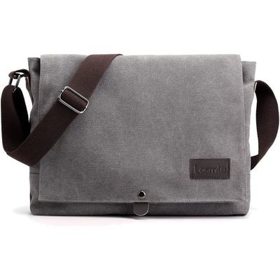 LOSMILE sac a bandouliere homme simples sacs de messager en toile