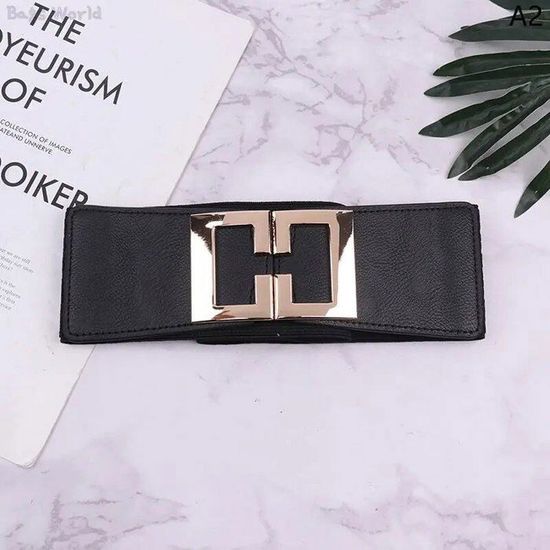 Centure Large Élastque Pour Femmes Robe Corset Extensble Sauvage