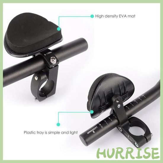 Repose Mains Carbone Pour Vélo Contre-la-montre - Guidon Aéro Clip-on, 400 Mm, Neuf