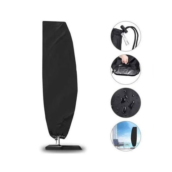 Housse Bateau étanche 210D – 14-16 Pi / 16-18 Pi – Protection Imperméable Et UV – Toile Robuste – Noir Et Gris