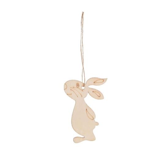 Epokus Kit 264pcs Ornements De Pâques En Bois à Peindre – Lapins, Œufs, Poussins, Fleurs & Accessoires DIY Pour Enfants