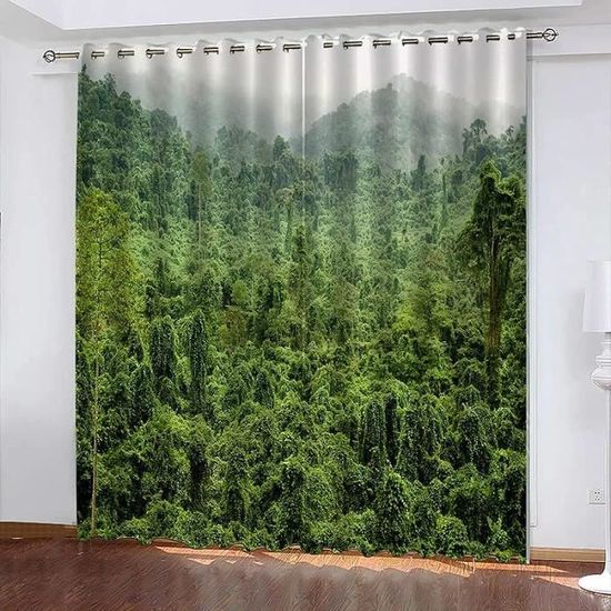 Rideaux Occultant Licorne De Dessin Animé Rideaux Thermiques Isolants Salon Moderne,Rideau