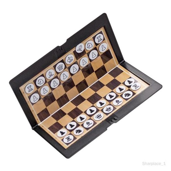 Jeu d Échecs Magnétique Enfant,Jeu Portable Cadeau Fête Anniversaire | D'Échecs Magnétique Et Adultes - pour Garçons Filles Adultes Amis Divertissement Activité de Casse-Tête