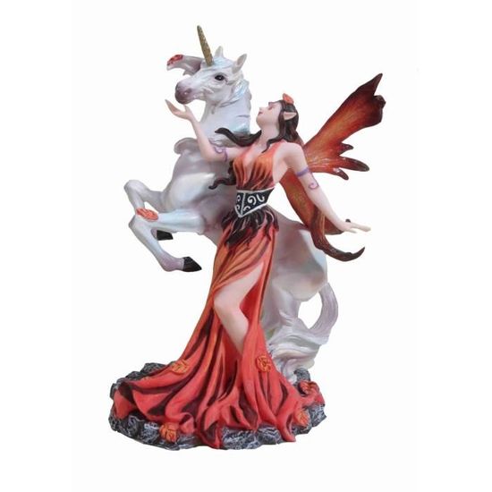 Grande Statuette Fée Elfe Et Sa Colombe 46 Cm – OxcmoBijoux, Figurine Fantastique
