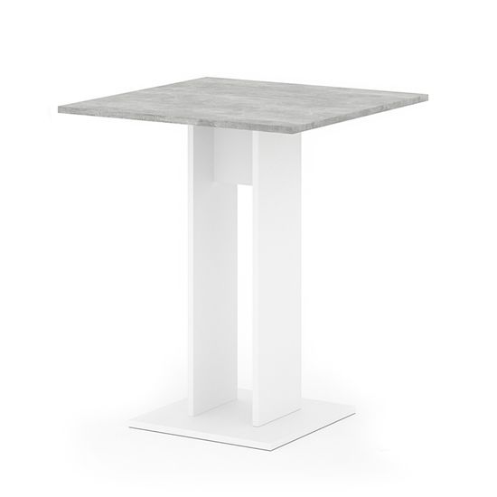 Table à manger EWERT VICCO table de cuisine table de salon table avec pied central 65 x 65 cm