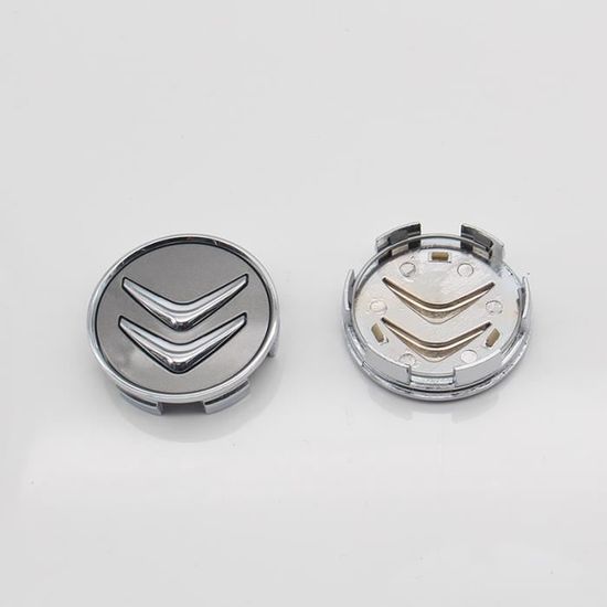 SkinoEu Lot de 4 autocollants 60 mm pour enjoliveurs, cache-moyeux