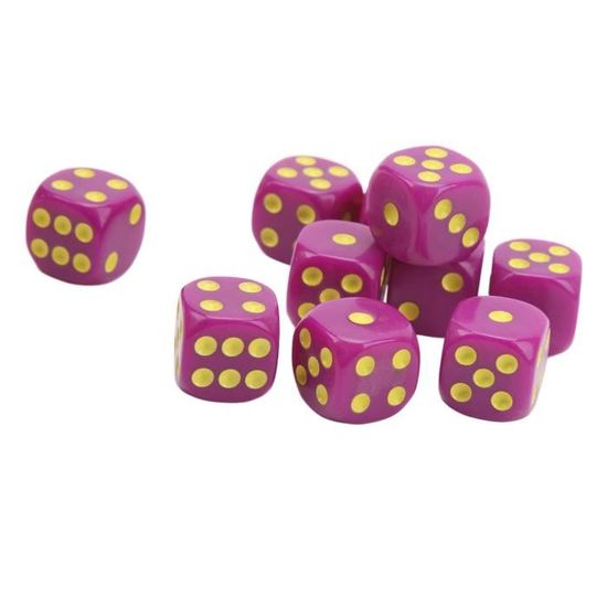 Lot De 60 Dés Colorés 14 Mm - 6 Couleurs, Coins Arrondis - Pour Jeux De Société, Maths, Activités Créatives - 7