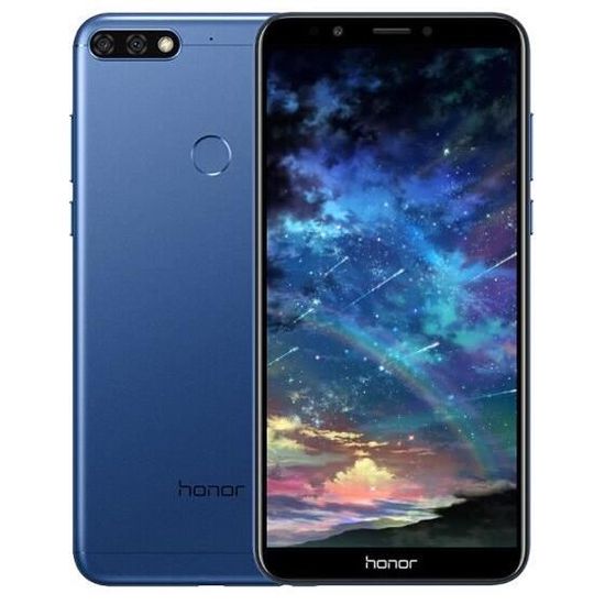 HONOR 7C 4G (6" IPS Écran - 3Go+32GO - 8MP 13MP+2MP - 3000mAh - Double SIM) Bleu