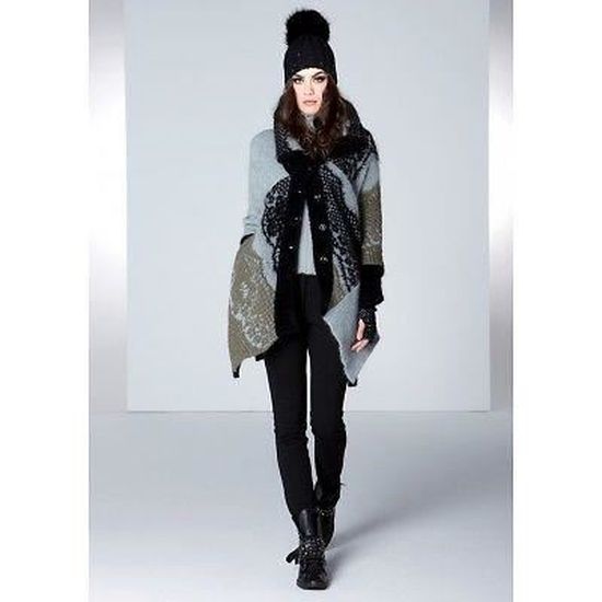 Manteau En Laine Vert Amande Noir Tricot Chic Achat Vente Manteau Caban Manteau En Laine Vert Amand Au Meilleur Prix Cdiscount
