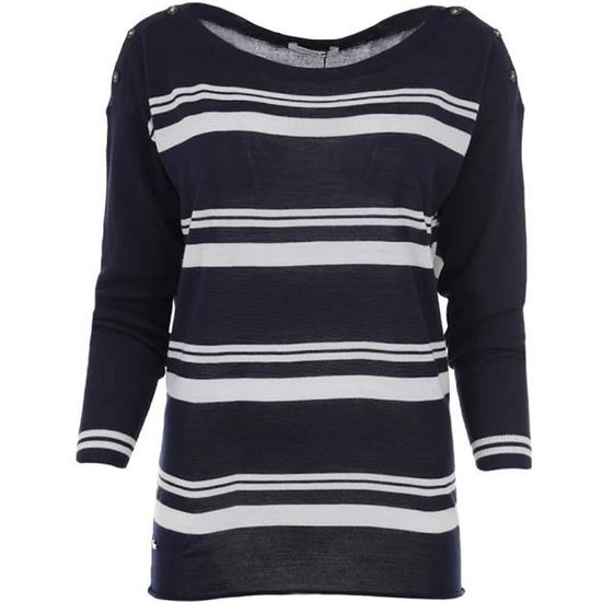 Pull lacoste hotsell bleu marine femme