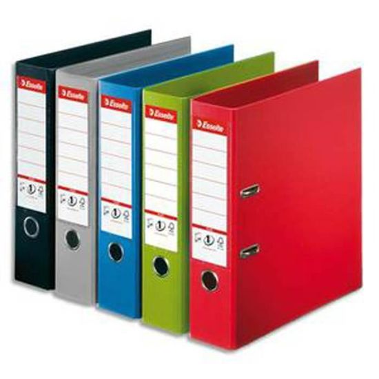 Lot De 10 Classeurs à Anneaux D Format A4 - 4 Anneaux 30 Mm - Couverture Blanche Avec Poches - Pour Présentation Professionnelle - 2