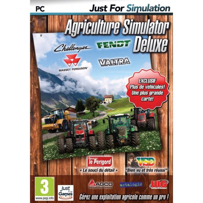 Just For Games Agricole Simulator Deluxe / Jeu PC