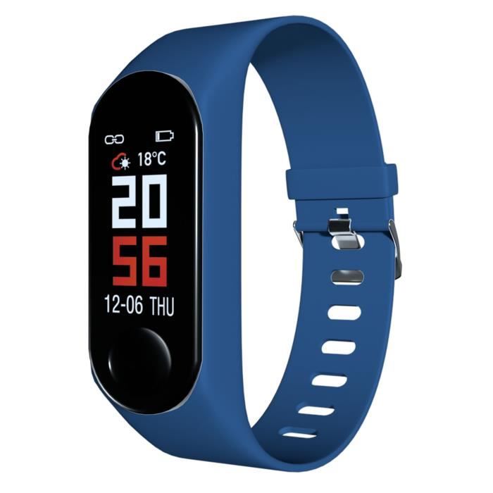 Tracker activité Abyx Fit Smart multicapteurs bleu