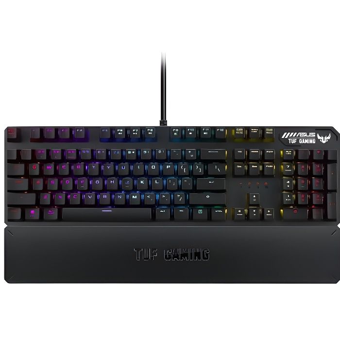ASUS - Clavier Gaming ASUS TUF K3 - Switches mécaniques Khail - RGB Aura Sync