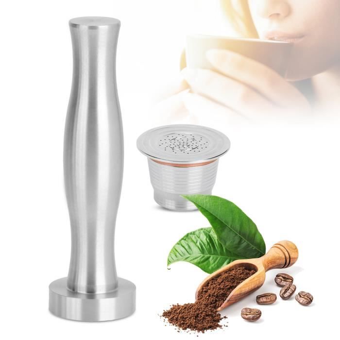 Filtre à Capsules de Café Réutilisable en Acier Inoxydable Convient pour Nespresso U Nespresso Essenza-LAT