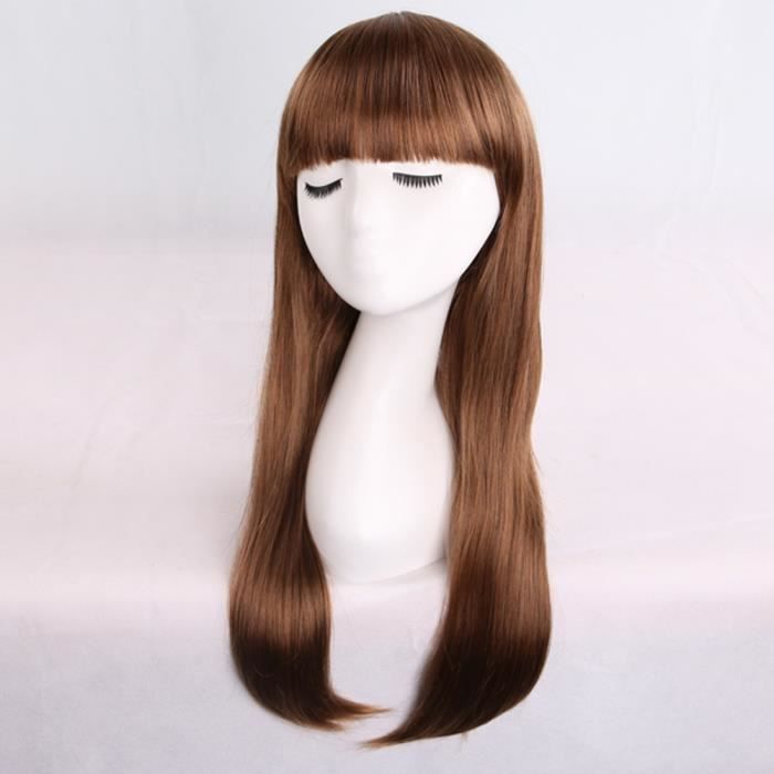 La nouvelle arrivée incroyable longue ligne droite noire perruque vous permet d'attirer 100% de cheveux humains XHL80815211C_769