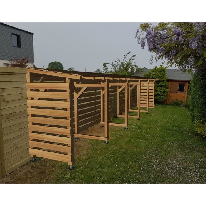 Abri Jardin 10m - Couvert - Cl3 Marron - Jardinatoire