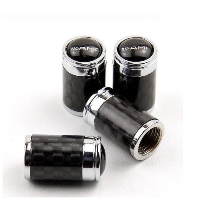 Bouchons de valve in fibre de carbone Mercedes Benz AMG Logo