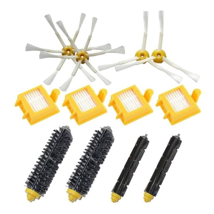 R5868 Brosse latérale + filtre + soies batteur brosse Kit de remplacement pièces ensemble pour iRobot Roomba 700 série aspirateur