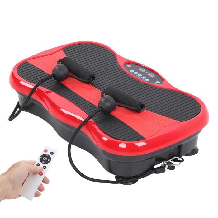 AYNEFY Plaque vibrante Masseur de Fitness Machine de Forme de Corps à Vibration Plateforme Vibrante d'Exercice Ultra-Mince(Prise EU
