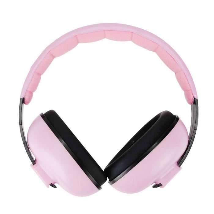 Protège-oreilles Casques antibruits Pour Bébés Enfants Adultes Rose