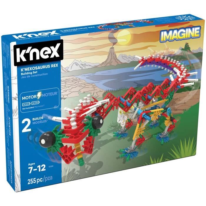 Jeu de construction motorisé Knex Imagine : K'Nexosaurus Rex aille Unique Coloris Unique