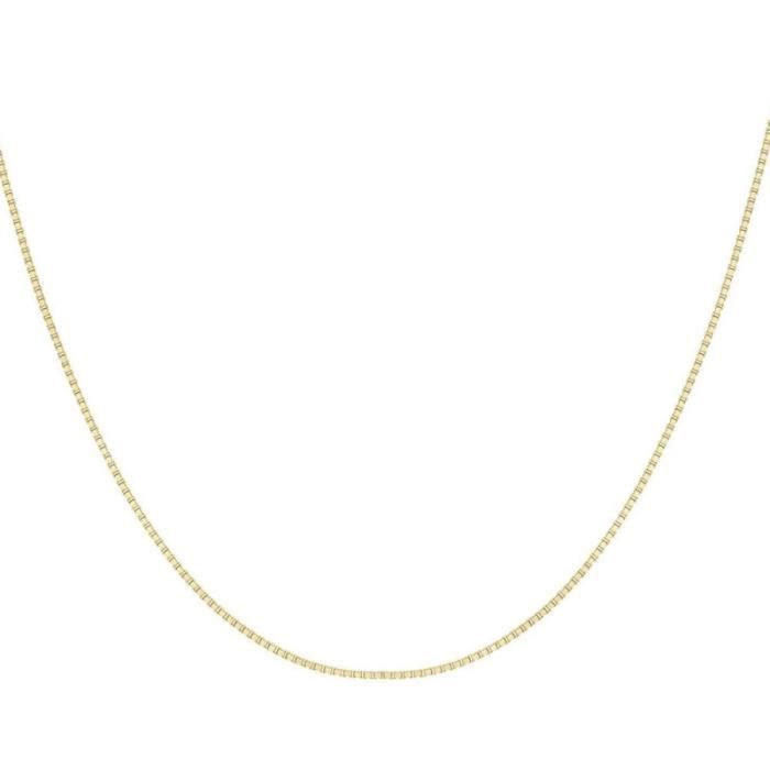 Collier Or 18 Carats 750/000 Chaine Vénitienne Jaune - Femme ou Enfant