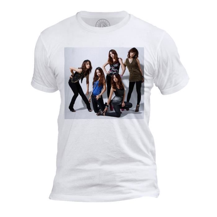 T-shirt Homme Col Rond Kara Kpop Stars Coree Groupe Park Gyuri