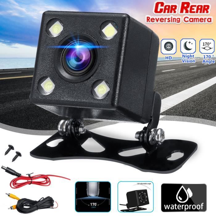 NEUFU Voiture 170° Caméra de Recul CCD Vue Arrière Avec Kit de Harnais de Fixation Etanche
