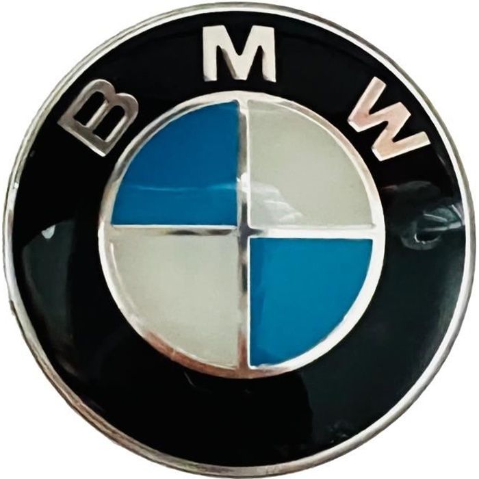 Embleme logo de volant 45mm bmw bleu JB01