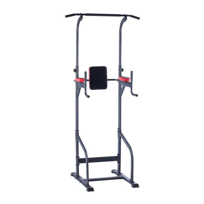Station de fitness Power Tower zoomyo, station d'entraînement pour la maison avec barre de dips, barre de traction