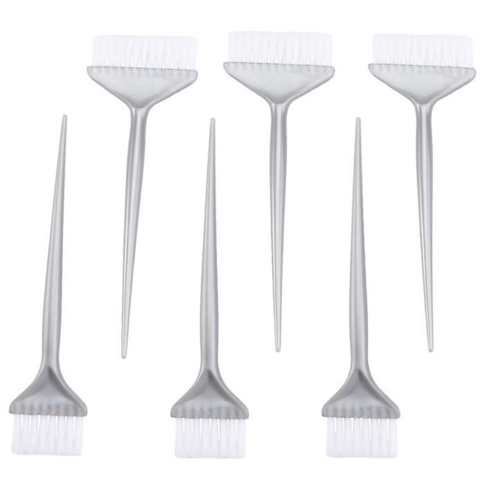 6 pièces brosses de teinture pour les peigne de coloration élargi fournitures de coiffure pour BROSSE MANUELLE - PEIGNE
