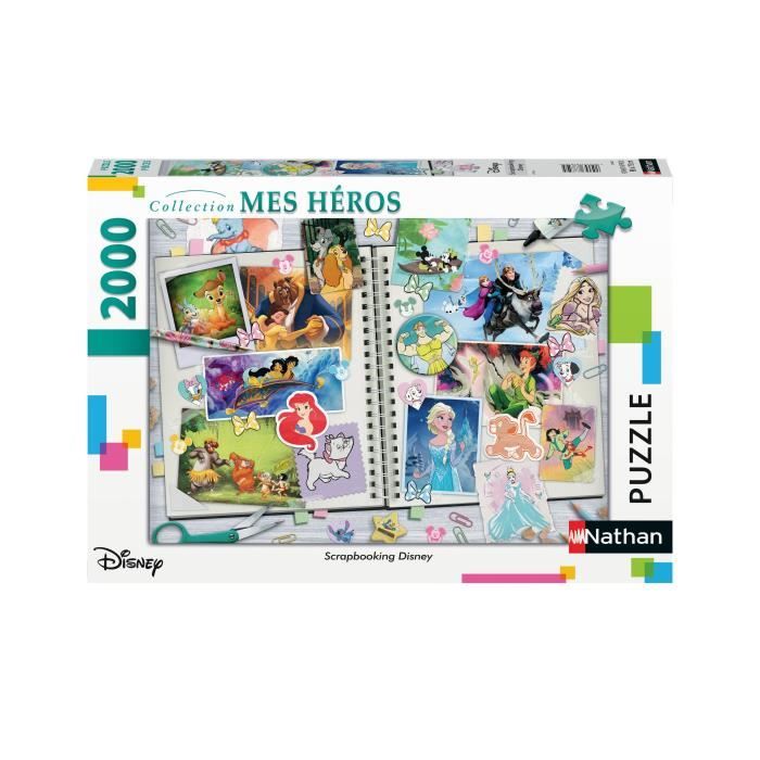 Puzzle N 2000 p - Scrapbooking Disney