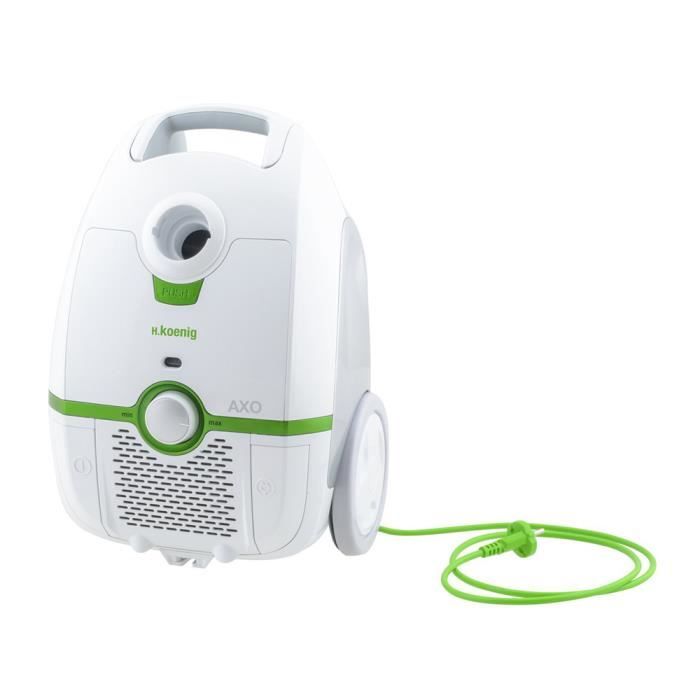 Aspirateur puissant à faible consommation énergétique avec Sac Triple A -Classe énergétique A Prévention contre acariens