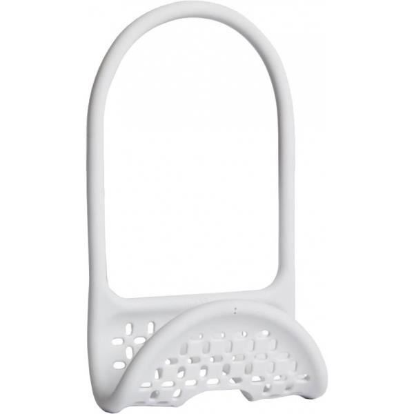 Support accessoires robinet Blanc