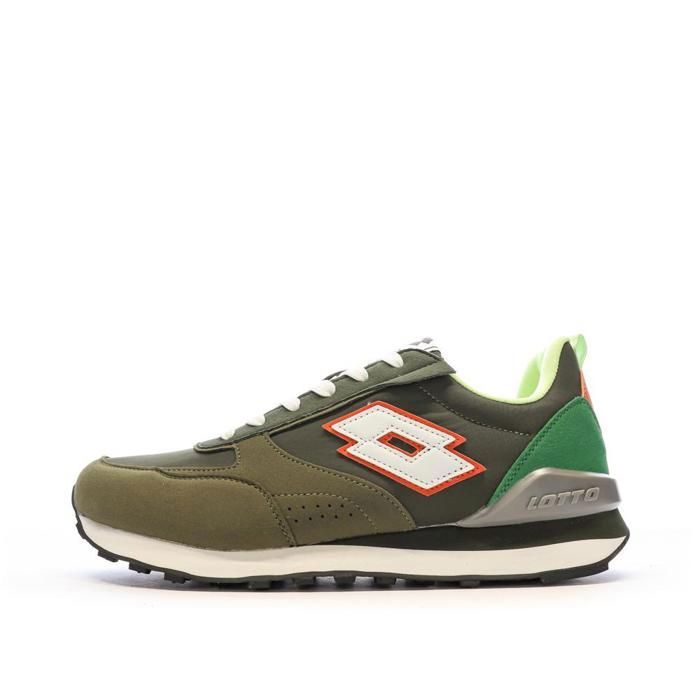 Lotto Baskets Kaki/Blanche Homme Lotto Twenty 5