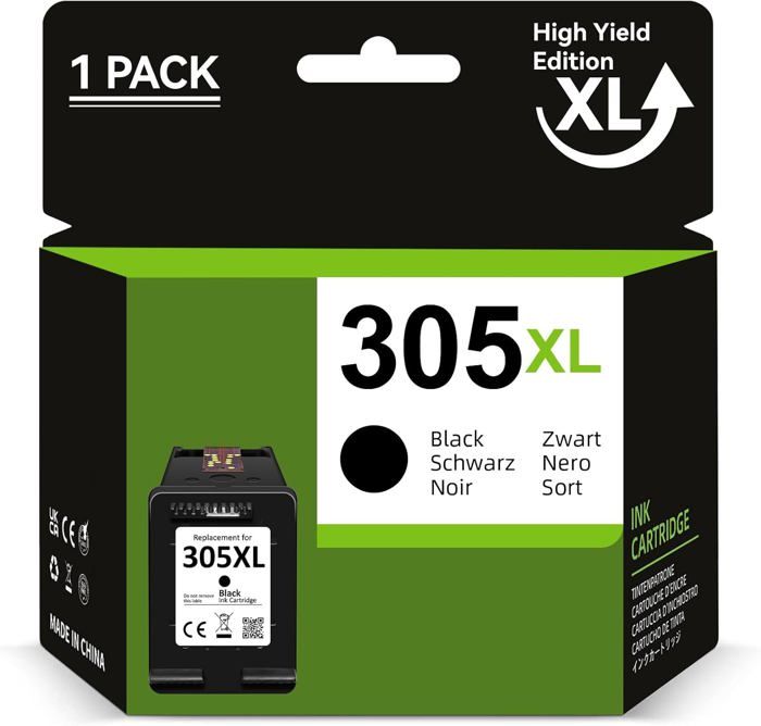 Cartouche D'encre 305 XL Noir Compatible HP Deskjet Plus 4100 - Marque Best Office